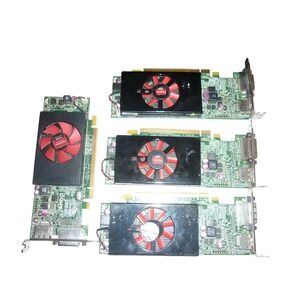 Lot of 4 AMD Radeon HD 7470 1GB GDDR3 Graphics Cards V290 109-C55257-01 DP DVI